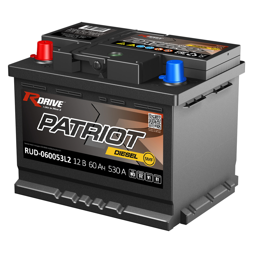 Аккумуляторы RDRIVE RDRIVE PATRIOT 60L купить 8 906 062 07 78