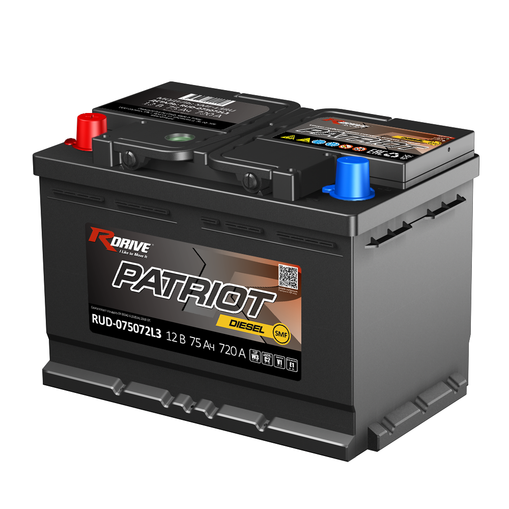 Аккумуляторы RDRIVE RDRIVE PATRIOT 75L купить 8 906 062 07 78