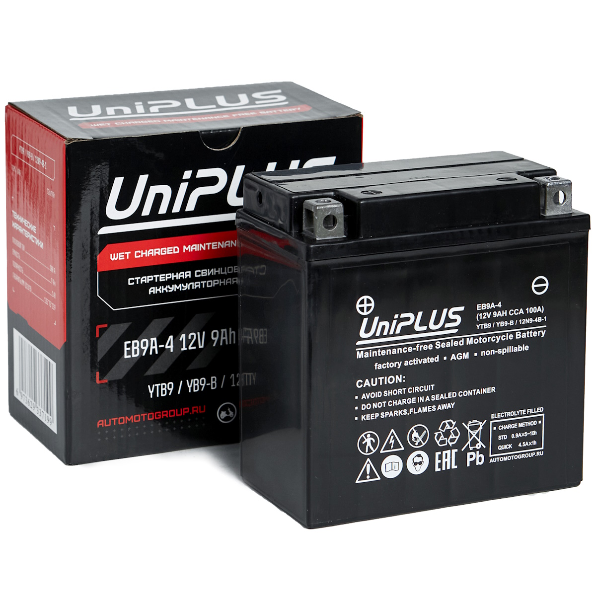 Аккумуляторы LEOCH UPLUS Leoch UniPLUS EB9А-4 купить 8 906 062 07 78