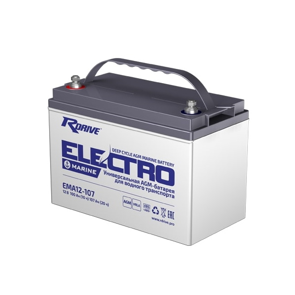 Аккумуляторы RDRIVE RDrive ELECTRO Marine EMA12-107 купить 8 906 062 07 78