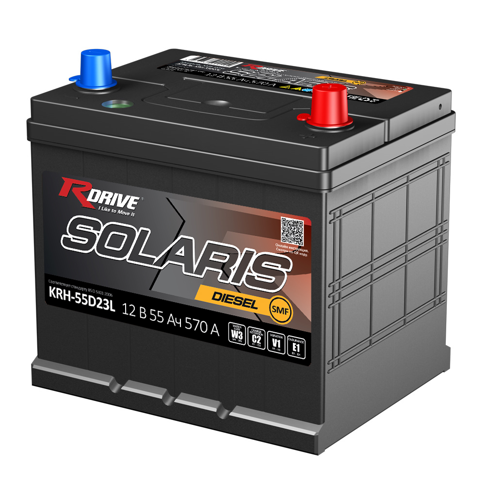Аккумуляторы RDRIVE RDRIVE SOLARIS 55D23L купить 8 906 062 07 78