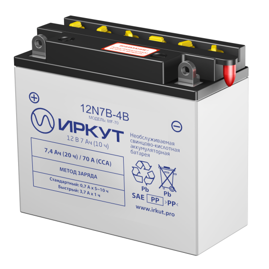 Аккумуляторы ИРКУТ ИРКУТ 12N7B-4B купить 8 906 062 07 78