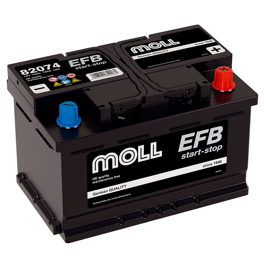 Аккумуляторы MOLL MOLL EFB 74R купить 8 906 062 07 78