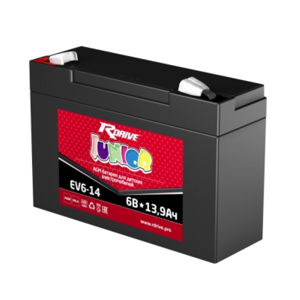 Аккумуляторы RDRIVE RDRIVE Junior EV6-14 купить 8 906 062 07 78