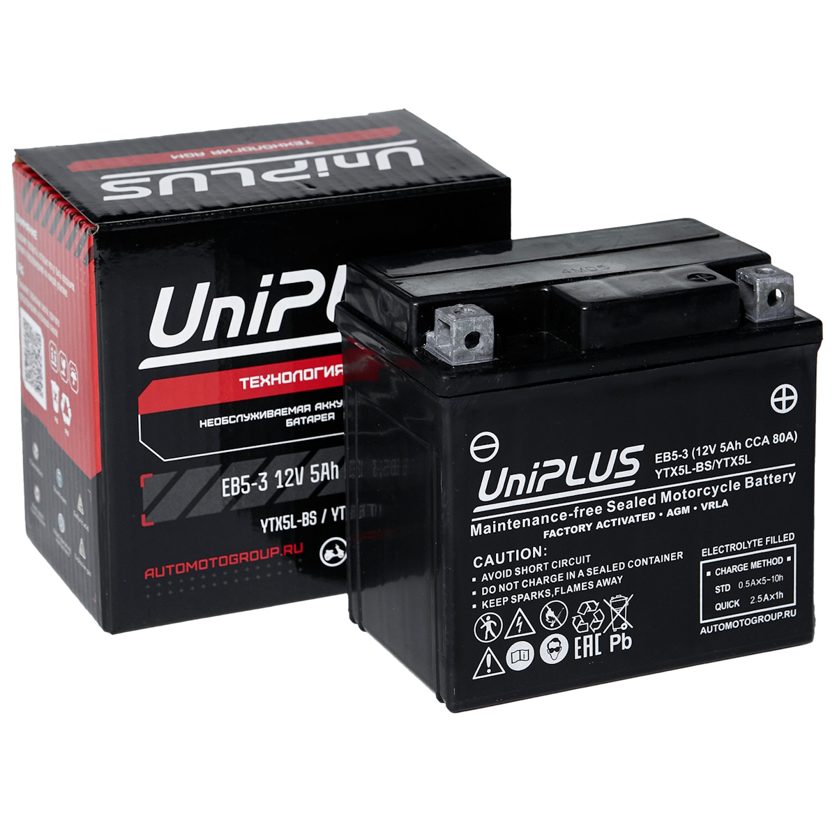 Аккумуляторы LEOCH UPLUS Leoch UniPLUS EB5-3 купить 8 906 062 07 78