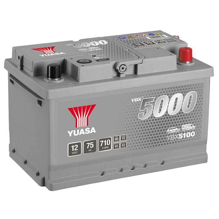 Аккумуляторы GS YUASA YUASA YBX5100-075 купить 8 906 062 07 78